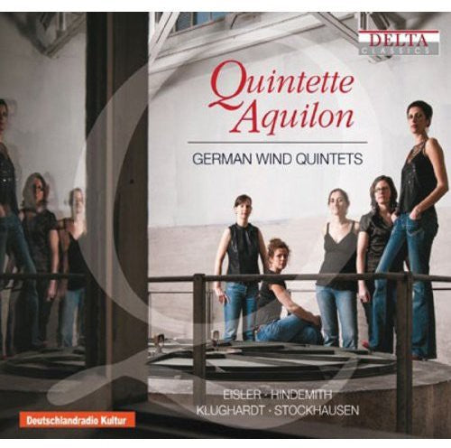 the album cover for Klughardt / Aquilon Quintet - German Wind Quintets (Jewl) (Ocrd)
