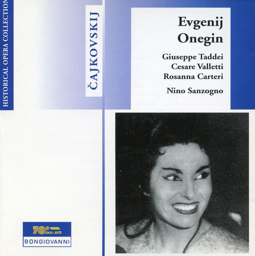 the album cover for Tchaikovsky / Taddei / Valletti / Sanzogno - Eugene Onegin