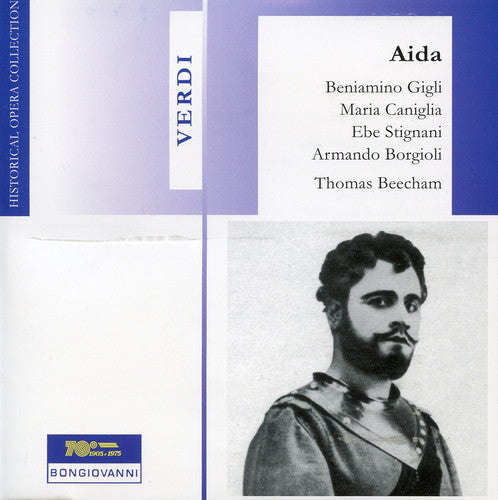 the album cover for Verdi / Gigli / Caniglia / Stignani - Aida