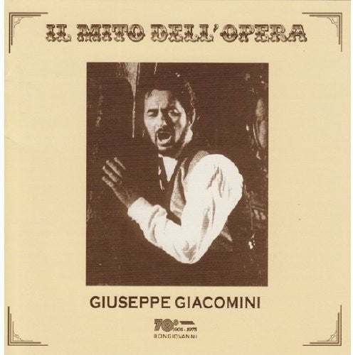 the album cover for Giuseppe Giacomini - Recital