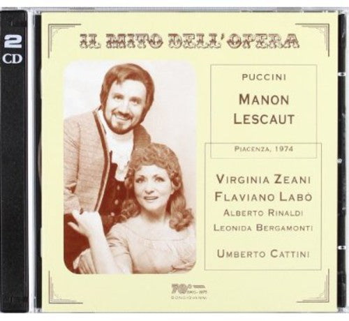 the album cover for Puccini / Zeani / Labo / Rinaldi / Bergamonti - Manon Lescaut