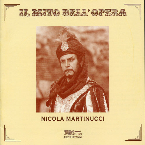 the album cover for Nicola Martinucci - Il Mito Dell Opera