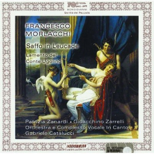 the album cover for Gabriele Catalucci - Saffo in Leucade / Rosa Appassita