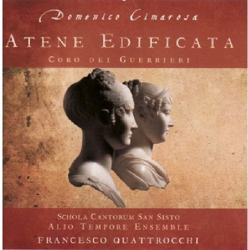 the album cover for Franceso Quattrocchi - Atene Edificata Cantata a Quattro Voci