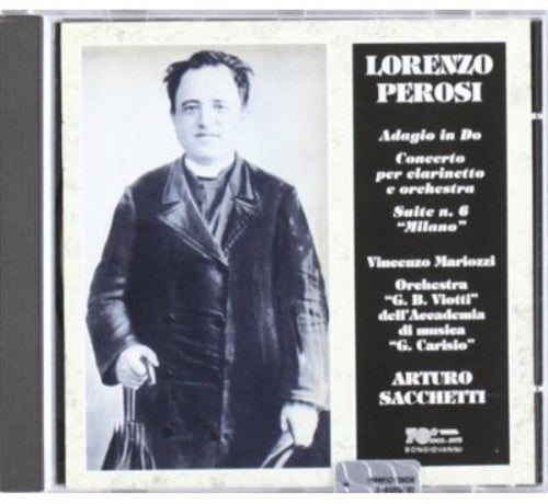 the album cover for Vincenzo Mariozzi - Cto for Clarinet & Orch / Adagio in C / Milano Ste