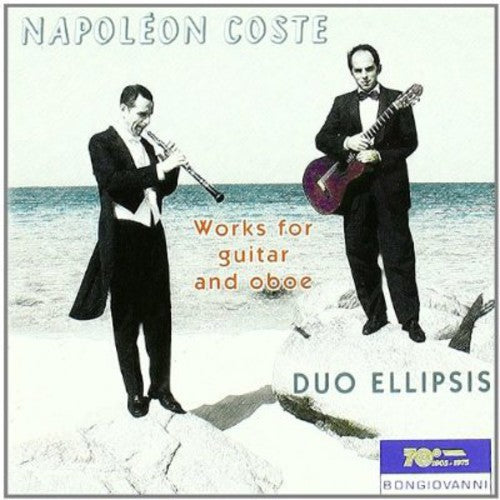 the album cover for Coste / Ellipsis / Cesaraccio / Deiana - Works for Guitar & Oboe