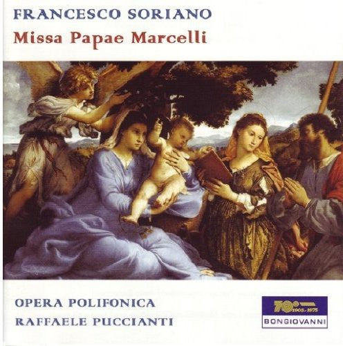 the album cover for Raffaele Puccianti - Missa Papae Marcelli a 8 Voci: Mottetti a 8 Voci