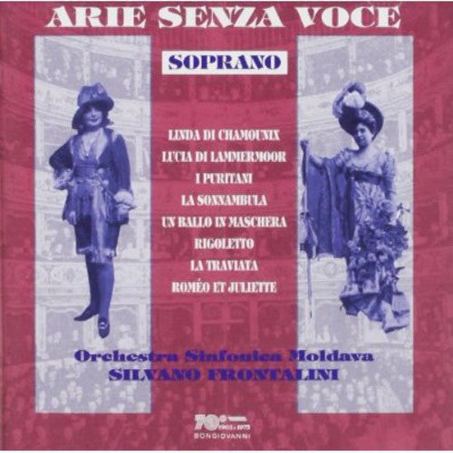 the album cover for Donizetti / Di Lammermoor / Frontalini - Arias Without Voice
