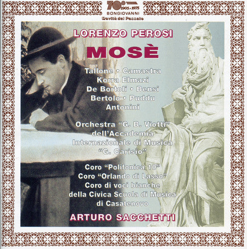 the album cover for Perosi / Tallone / Elmazi / Camastra / Sacchetti - Mose