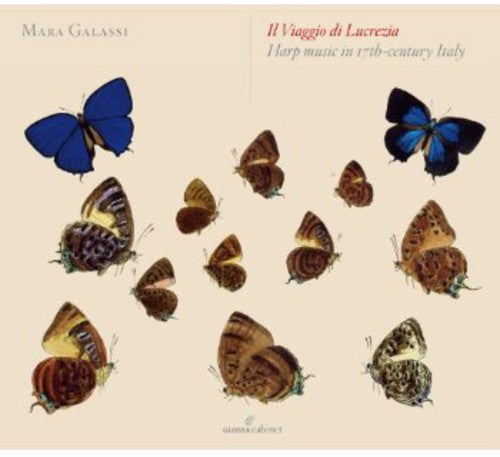 the album cover for Mozart / Mara Galassi - Harp Music in 17th Italy