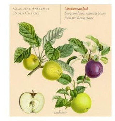 the album cover for Claudine Ansermet - Songs & Instrumental Pieces from the Renaissance