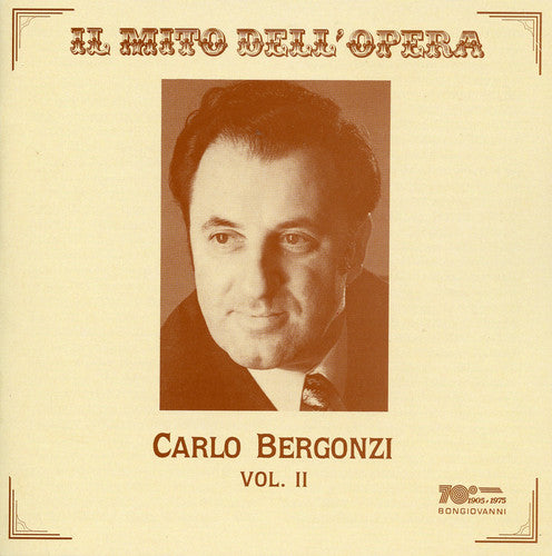 the album cover for CARLO BERGONZI - La Boheme / Tosca / Cavalleria Rusticana