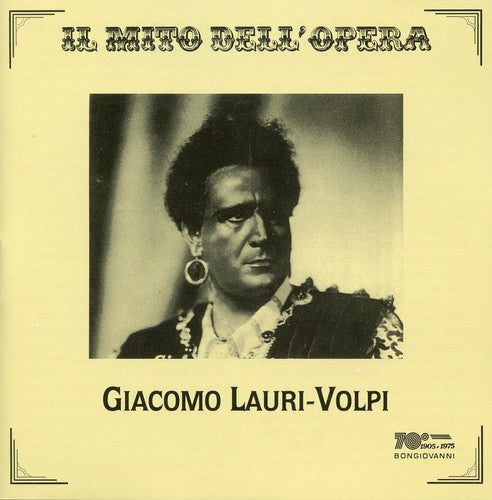 the album cover for Lauri-Giacomo Volpi - Tosca / Rigoletto / Luisa Miller