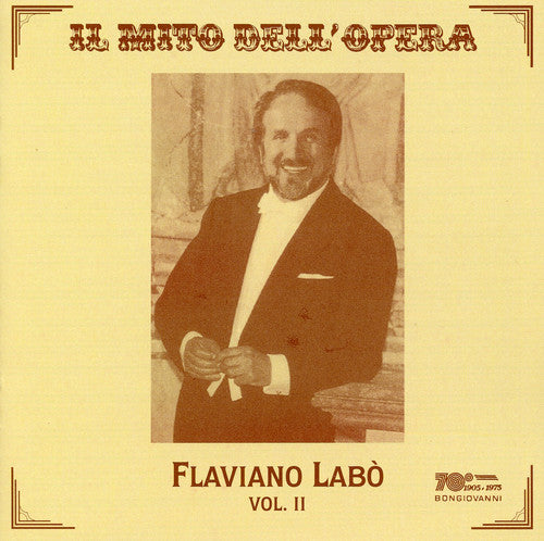 the album cover for Flaviano Labo - Il Mito Dell'opera