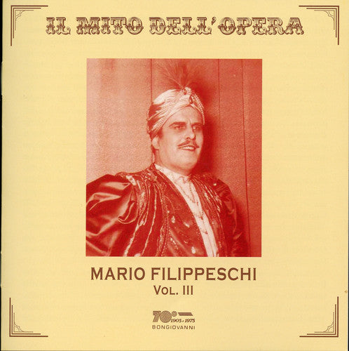 the album cover for Mario Filippeschi - Estratti Da Turandot (1957) / Guglielmo Tell