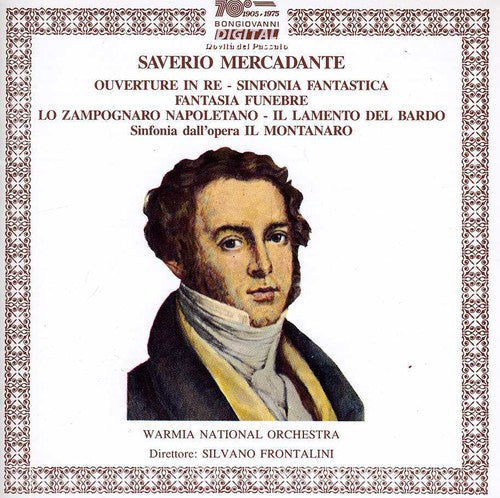 the album cover for Silvano Frontalini - Ouverture in Re / Sinfonia Fantastica