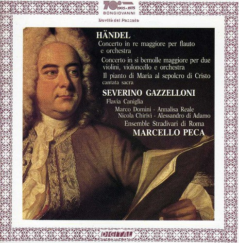 the album cover for Marcello Peca - Concerto in Re Maggiore Per Flauto
