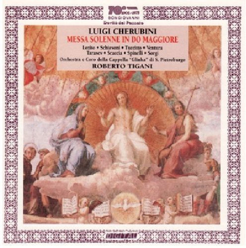 the album cover for Roberto Tigani - Messa Solenne in Do Maggiore Per Soli