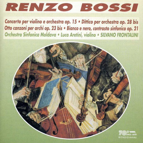 the album cover for Silvano Frontalini - Violin Cto in C Op 15 / Dittico for String Orch