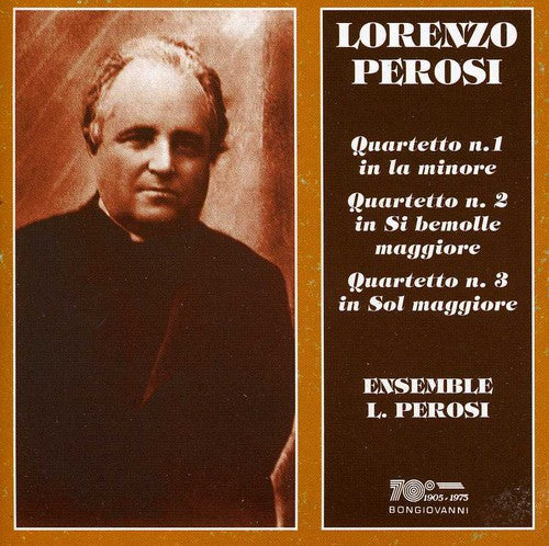 the album cover for Ensemble L. Perosi - String Quartets 1 -3