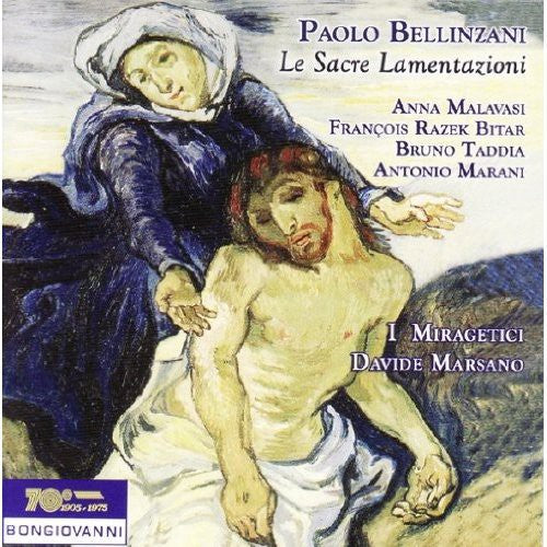 the album cover for Davide Marsano - Le Sacre Lamentazioni Per Li Tre Giorni Santi