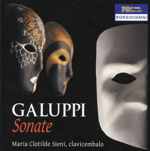 the album cover for Galuppi / Clotilde Maria Sieni - Sonate Per Cembalo