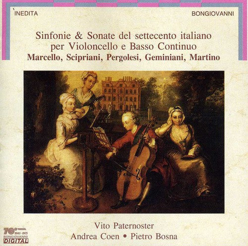 the album cover for Vito Paternoster - Sonata Op 2 N 4 / Sinfonia in Do Maggiore
