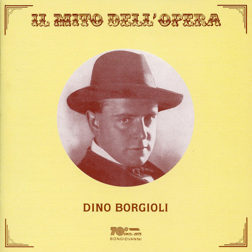 the album cover for Dino Borgioli - Il Barbiere Di Siviglia / la Sonnambula