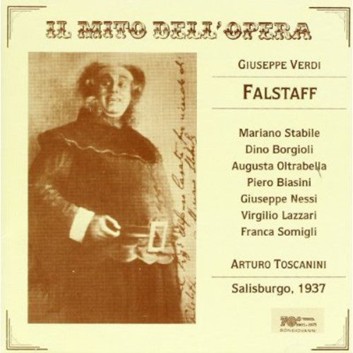 the album cover for Verdi / Stabile / Borgioli - Falstaff