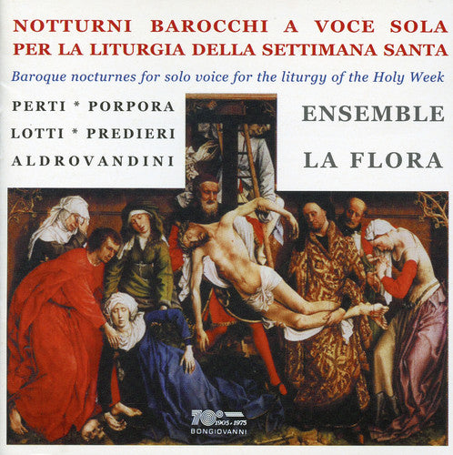 the album cover for Ensemble La Flora - Baroque Nocturnes for Solo Voice