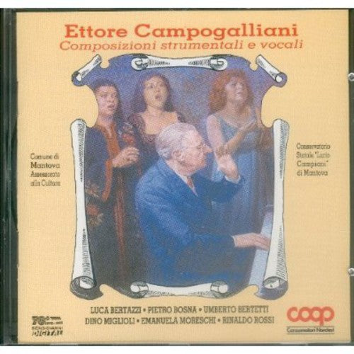 the album cover for Campogalliani / Bertazzi / Bertetti - Trio Per Violino / Violoncello E Piano