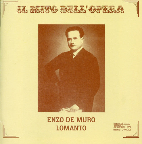 the album cover for De Muro Enzo Lomanto - Includes 66 Neapolitan Songs & Unpublished