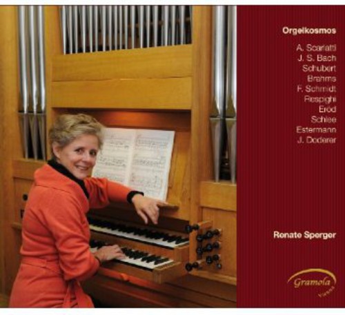 the album cover for Renate Sperger - Orgelkosmos