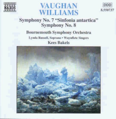 the album cover for David Timson - Sinfonia 7 / Sinfonia Antartica / Sinfonia 8