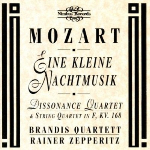 the album cover for Brandis Quartett - Serenade Strings in G Major / Eine Klein Nachtmusik