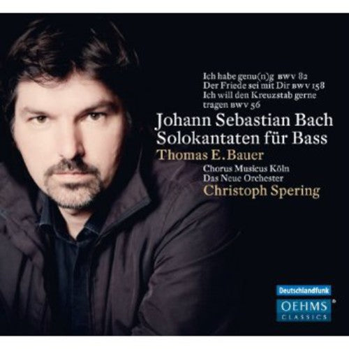 the album cover for Christoph Spering - Solo Cantatas for Bass