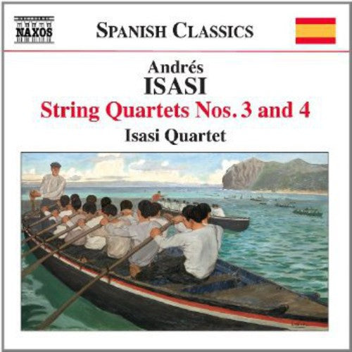 the album cover for Isasi Quartet - Complete String Quartets 2
