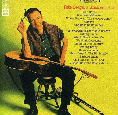 the album cover for Pete Seeger - Pete Seeger's Greatest Hits