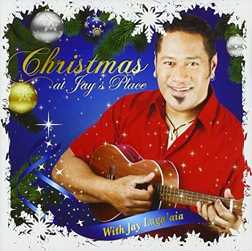 the album cover for Jay Lagaaia - Christmas at Jay's Place