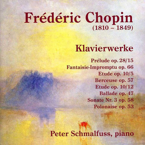 the album cover for Peter Schmalfuss - Klavierwerke