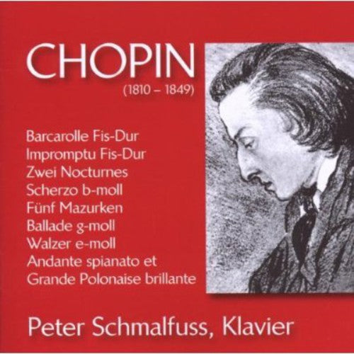 the album cover for Peter Schmalfuss - Klavierwerke