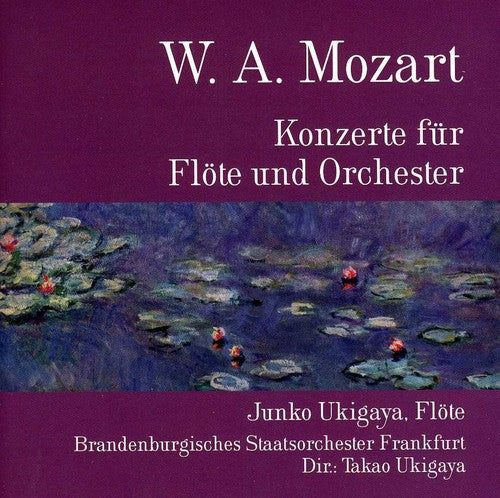 the album cover for Junko Ukigaya - Konzerte Fur Flote & Orch