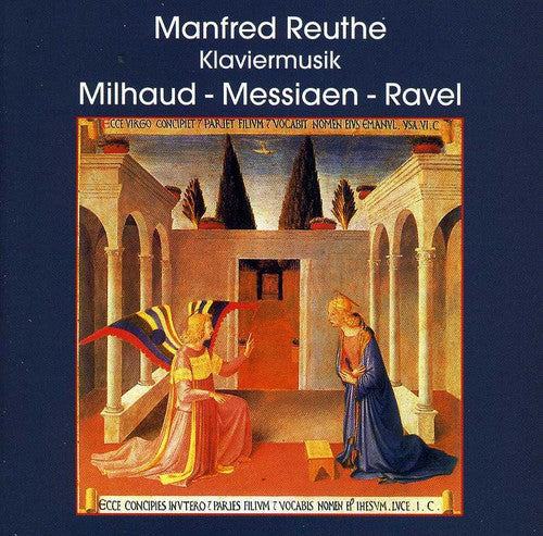 the album cover for Milhaud / Manfred Reuthe - Piano Music