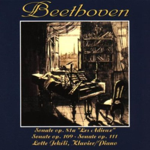 the album cover for Lotte JekÃ©li - Piano Sonatas