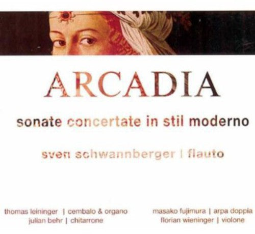 the album cover for Sven Schwannberger - Arcadia
