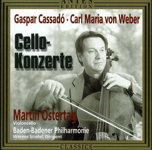the album cover for Martin Ostertag - Cello Concertos