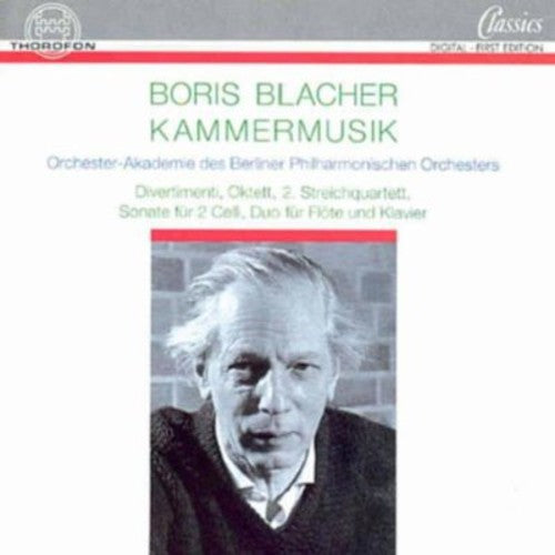 the album cover for Orchester-Akademie des Berliner Philharmonischen Orchesters - Divertimenti / String Quartet No 2 / Octet