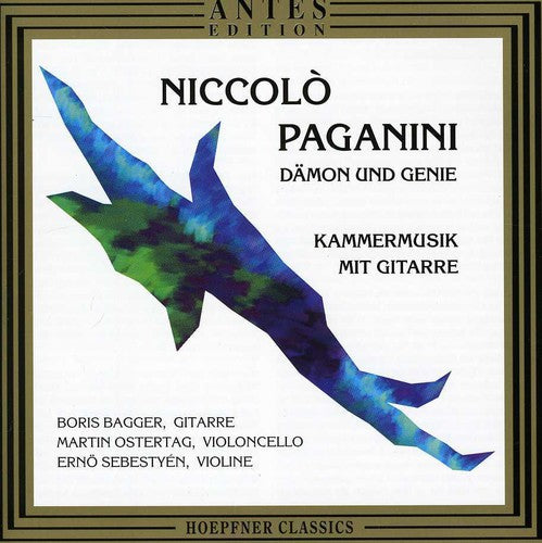 the album cover for Paganini / Bagger / Ostertag / Sebestyen - Chamber Music with Guitar