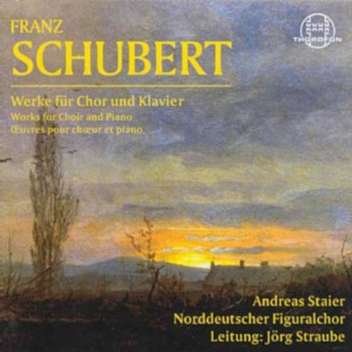 the album cover for Andreas Staier - Works for Chorus & Piano