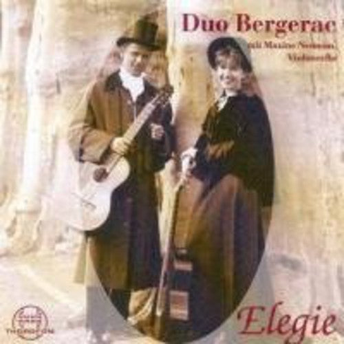 the album cover for Duo Bergerac - Elegie: Works for 2 Guitars / Various